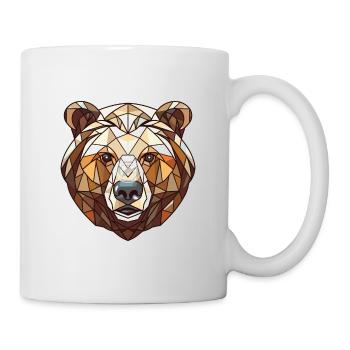 Ours brun sibérien Aquarelle colorée Animal - Mug blanc - blanc - Droite