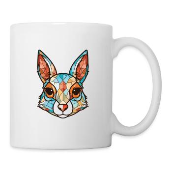 Squirrel Colorful Watercolor Animal Illustration - Mug - white - Right
