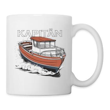 Kapitän - Tasse - Weiß - Rechts