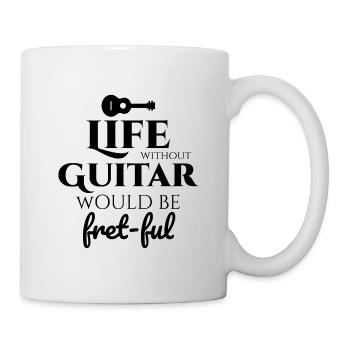 Fret-fully Funny: Celebrating Life with Guitars - Mug - white - Right