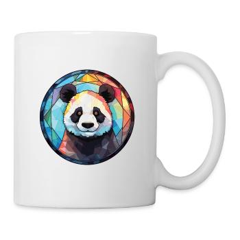 Panda Colorful Watercolor Animal Pet Illustration - Mug - white - Right