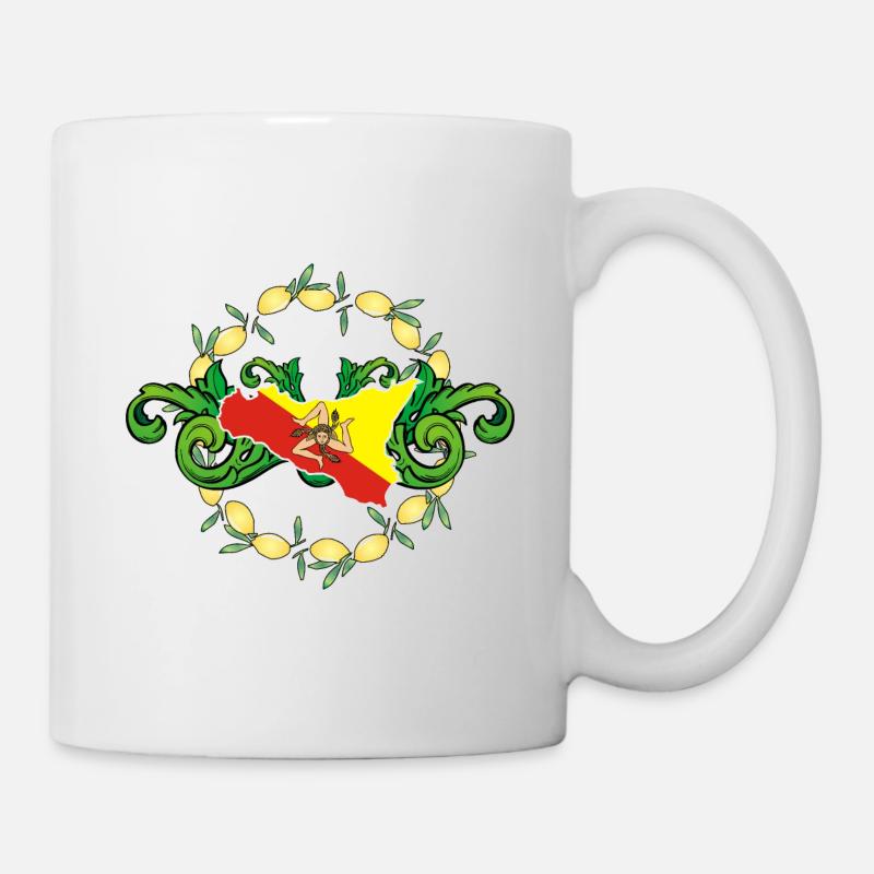 Citrons de Sicile Sicile - Mug blanc - blanc