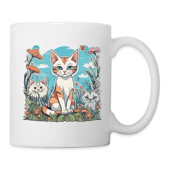 Cat Meadow - Mug - white - Right
