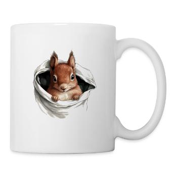 Zoozi l'écureuil - Mug blanc - blanc - Droite