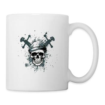 Pirate Head No. 3 - Mug - white - Right