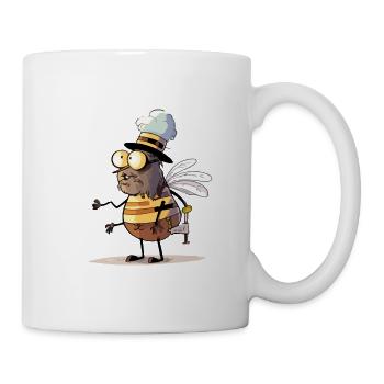 Beebee l'abeille cuisinière - Mug blanc - blanc - Droite