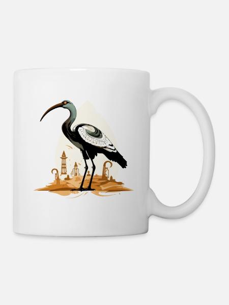 Mik L'ibis Egyptien - Mug blanc - blanc