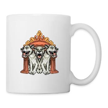 Les chiens des enfers - Mug blanc - blanc - Droite