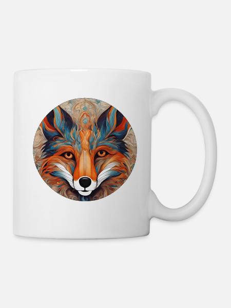 Fuchs - Tasse - Weiß
