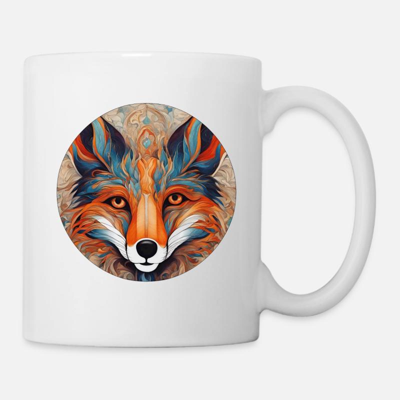 Fuchs - Tasse - Weiß