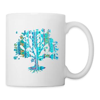 Tree of Life,Tree of Life,Painting,Mosaic - Mug - white - Right