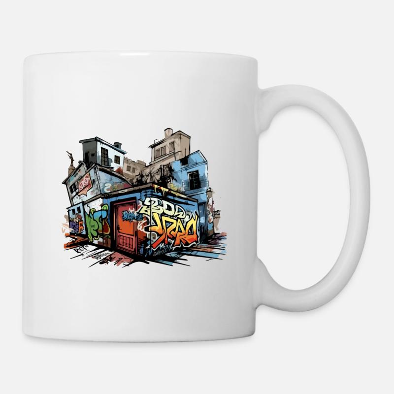 Urban Graffiti - Mug blanc - blanc