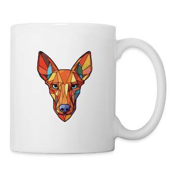 Pharaoh Hound Dog Colorful Watercolor Animal Pet - Mug - white - Right