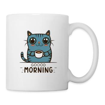 Coffee cat in the morning - Mug - white - Right