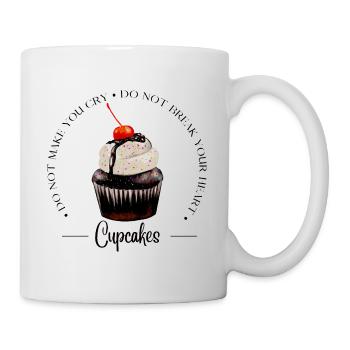 Cute Cupcake Illustration Gift Retro Style - Mug - white - Right