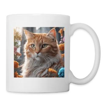 Red tomcat - Mug - white - Right