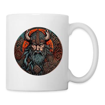 Wikinger - Tasse - Weiß - Rechts