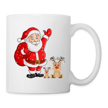 funny christmas santa claus - Mug blanc - blanc - Droite