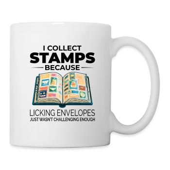 Stamp Collecting Collector Philatelist Philately - Mug - white - Right