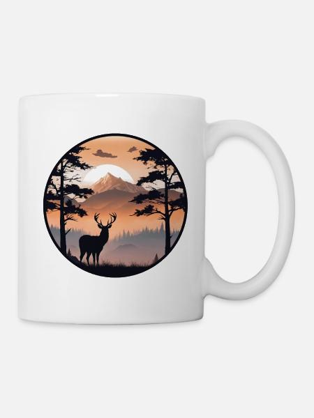 Die Natur ruft - Tasse - Weiß