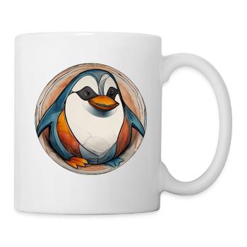 Pingouin - Mug blanc - blanc - Droite