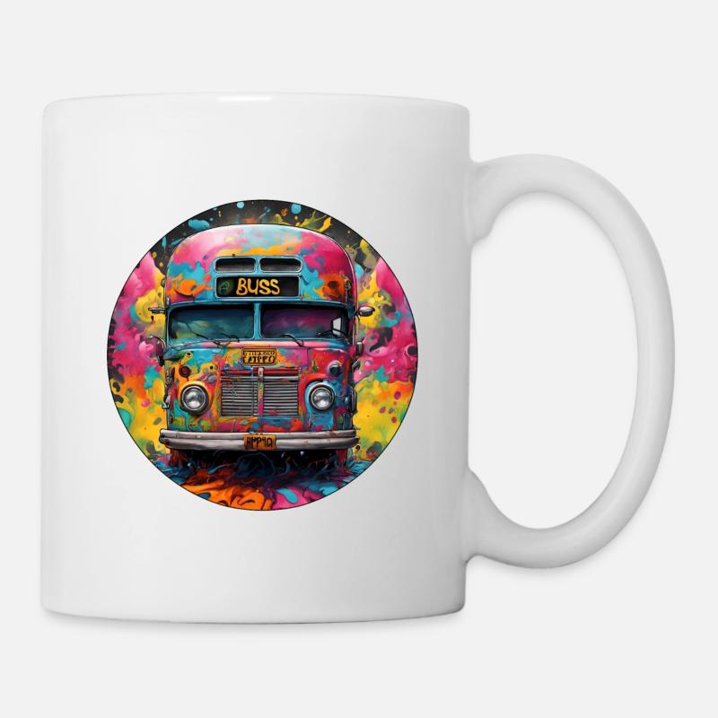 Bus - Tasse - Weiß
