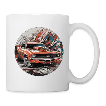 Sportwagen - Tasse - Weiß - Rechts