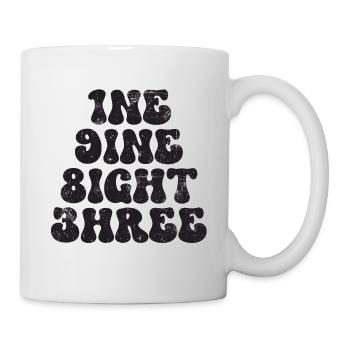 1983 Vintage - Tasse - Weiß - Rechts
