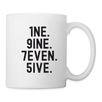 Millésime 1975 - Mug blanc - blanc - Droite
