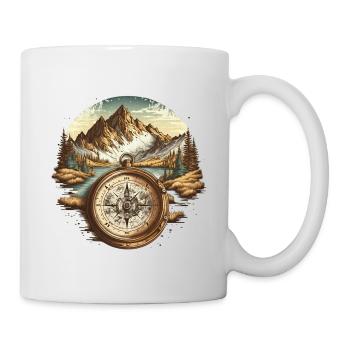 Compass to adventure - Mug - white - Right