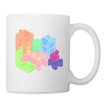 Modern city - future this way - Mug - white - Right