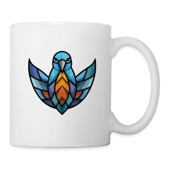 Dove Aquarelle colorée Animal Animal Illustration - Mug blanc - blanc - Droite