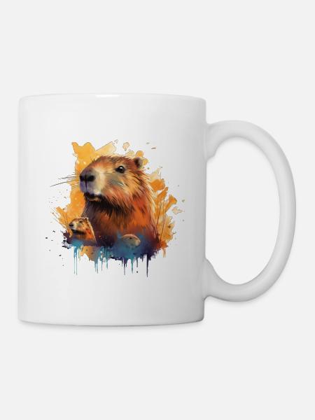 Capybara - Tasse - Weiß