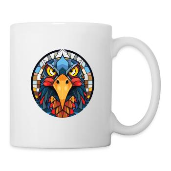 Cuckoo Colorful Watercolor Animal Pet Illustration - Mug - white - Right
