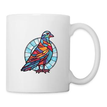 Dove Aquarelle colorée Animal Animal Illustration - Mug blanc - blanc - Droite