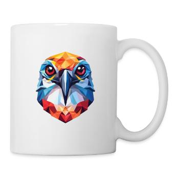Oiseau coloré Aquarelle Animal Animal Illustration - Mug blanc - blanc - Droite