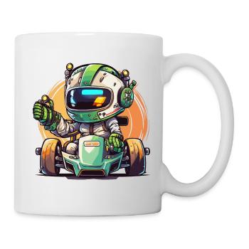 Racebot - Mug blanc - blanc - Droite