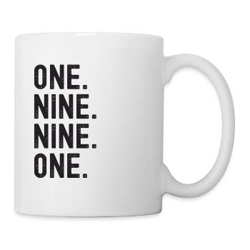 Vintage 1991 - Tasse - Weiß - Rechts