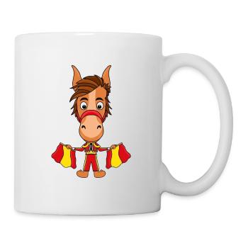 PFERD - PFERDE - PONY - PONYS - Tasse - Weiß - Rechts