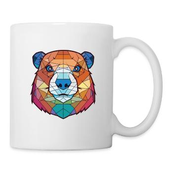 Murmeltier Bunte Aquarell-Tierillustration - Tasse - Weiß - Rechts