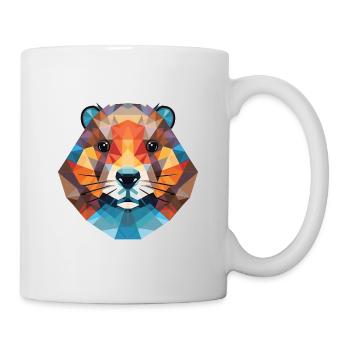Marmotte Aquarelle colorée Illustration d’animaux - Mug blanc - blanc - Droite