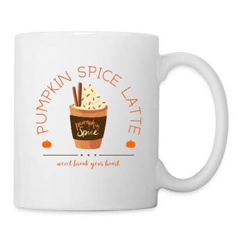 Pumpkin Spice Latte Autumn Gift Drink - Mug - white - Right