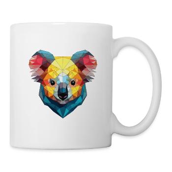Koala Colorful Watercolor Animal Pet Illustration - Mug - white - Right