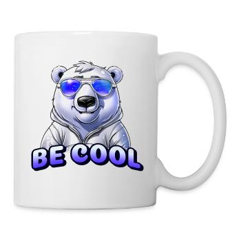 Polar Bear Bear pour la motivation des jeunes filles adolescentes - Mug blanc - blanc - Droite