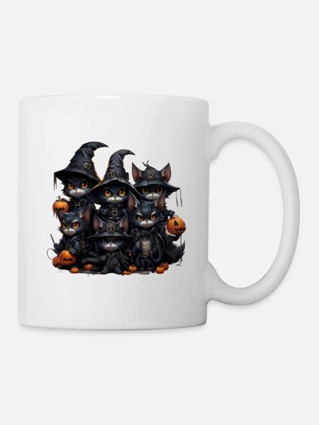 Catty Halloween Party - Mug - white