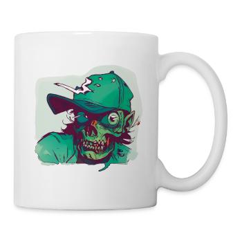 Zombie with Hat - Mug - white - Right