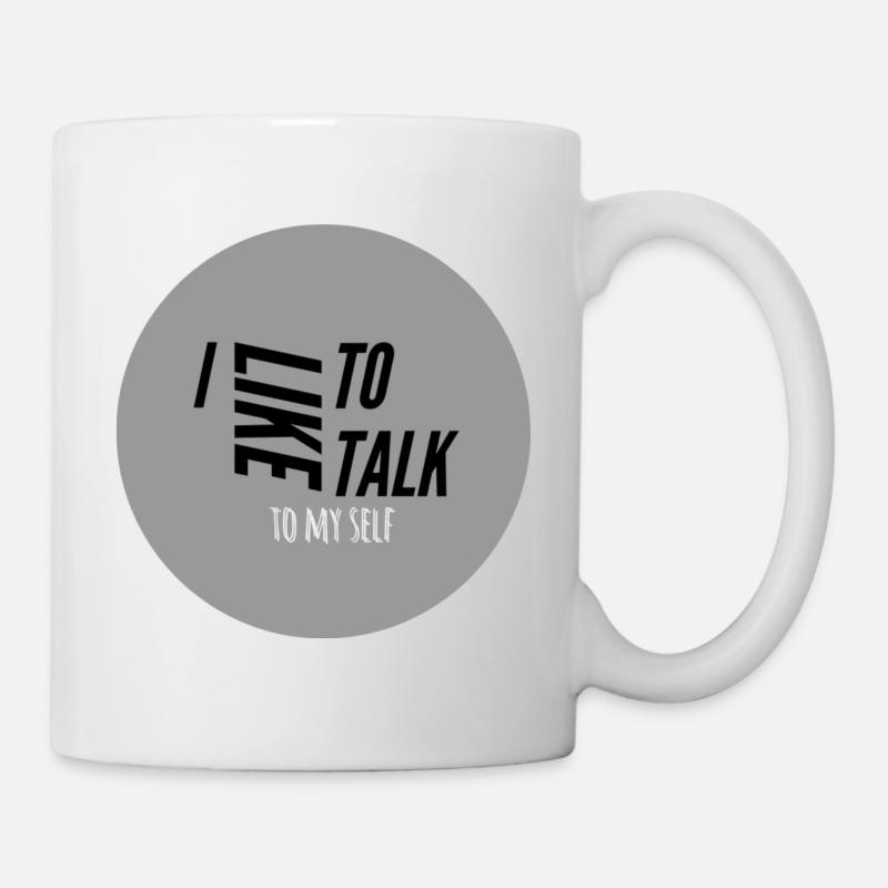 Ich rede gerne - Tasse - Weiß