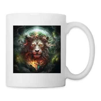 Genius Lion - Mug blanc - blanc - Droite