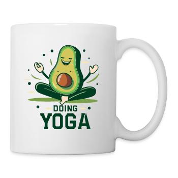 Doing Yoga Avocado Meditation - Mug - white - Right