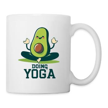 Doing Yoga Avocado Meditation - Mug - white - Right